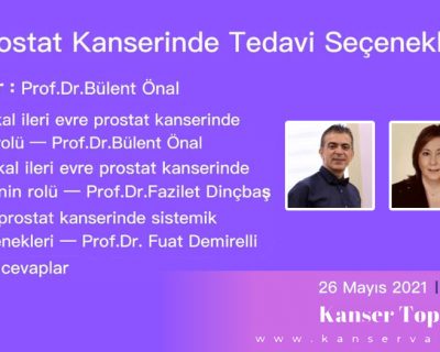 Prostat Kanserinde Tedavi Seçenekleri Toplantısı